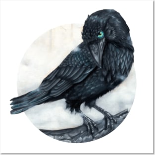 Vampire's Crow in the mist Posters and Art